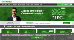 Desktop Screenshot of amena.com
