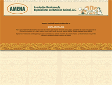 Tablet Screenshot of amena.org.mx